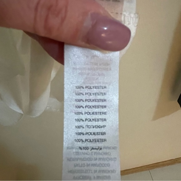 Apricot Asymmetric V-Neck Tank Top, Size S - Picture 8 of 8